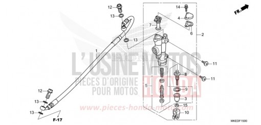 REAR BRAKE MASTER CYLINDER CRF450RM de 2021